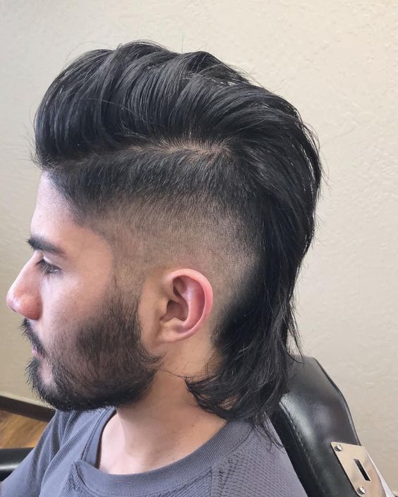 Mohawk Fade with Extra hair
