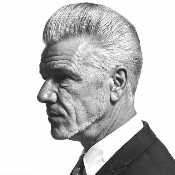 Quiff hairstyle for older men