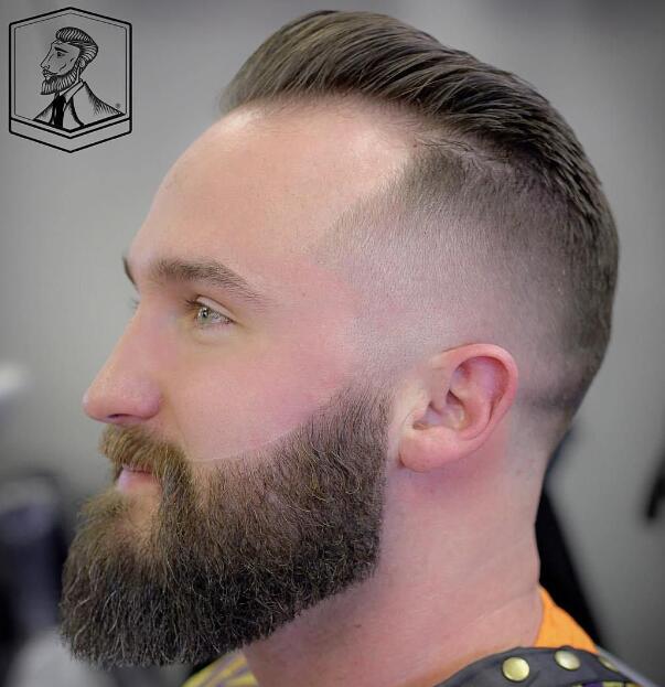 Receding Hairline Temp Fade Haircut