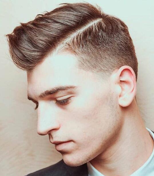 Side Part with Disconnected Undercut