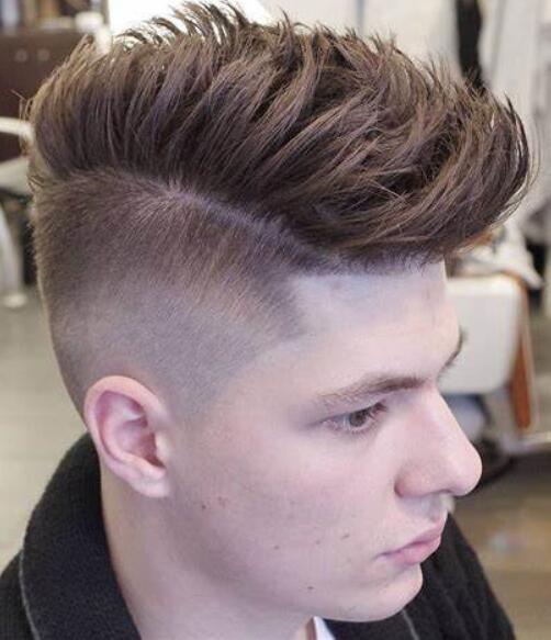 Side Part with Skin Fade