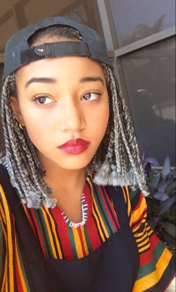 Amandla Stenberg Bleached Look