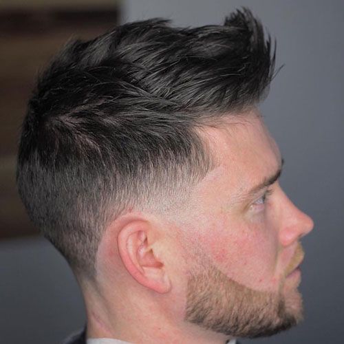 Brush Cut and Spiky Top Marine Hairstyle