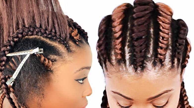 Cornrow tree braids