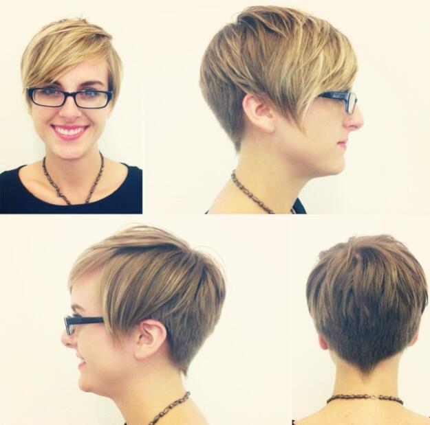 Cute short hair girl