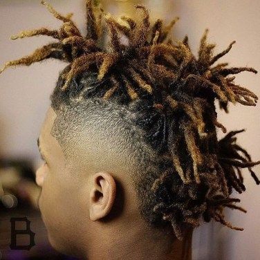 Dreadlock braided hairstyle