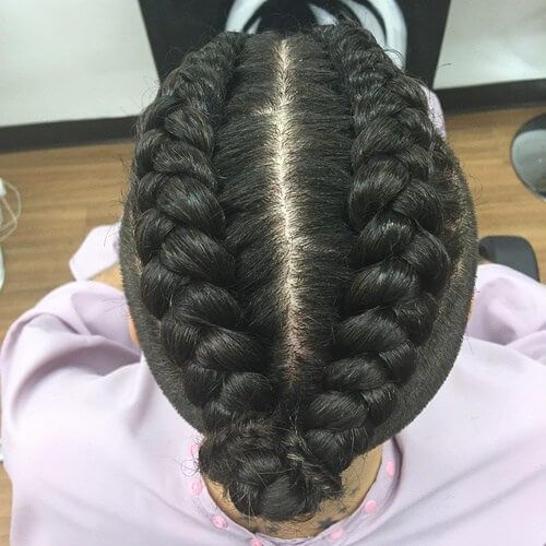 Dutch Braided Hairstyle