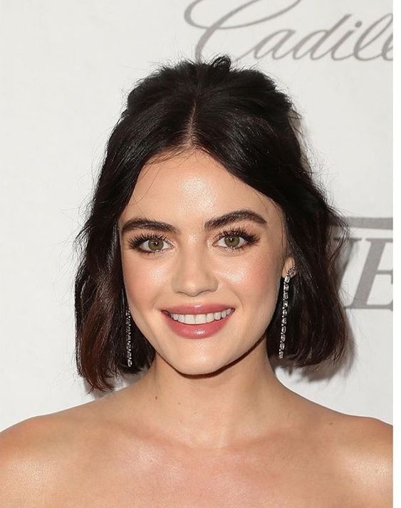 Lucy Hale Short Laid Back Waves