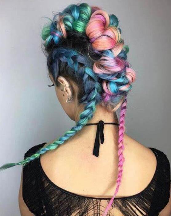 Mohawk Braided with Design
