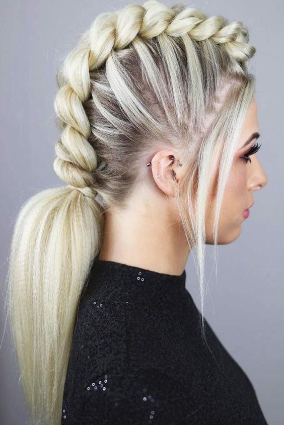 30 Beautiful Mohawk  Braid Hairstyles for Women