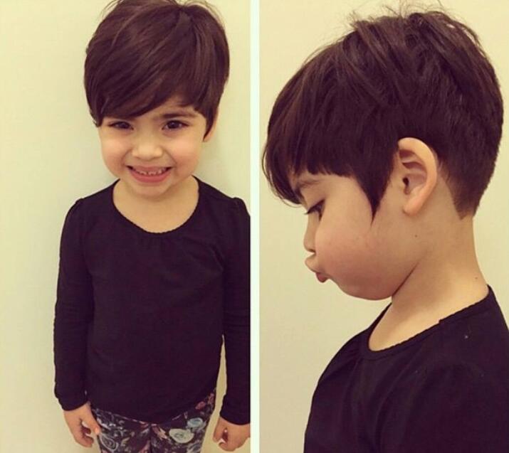 Short and sweet pixie for young girls