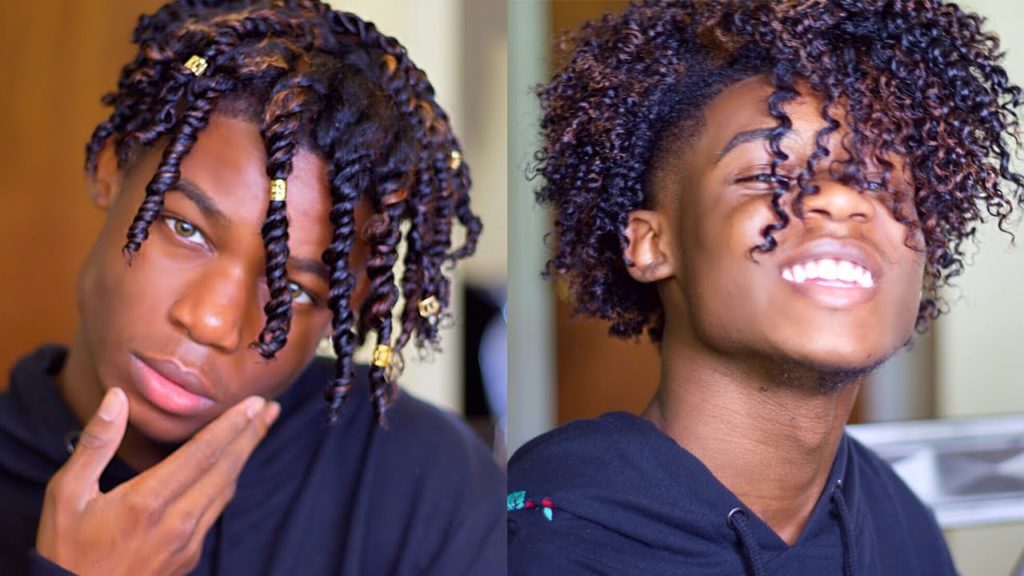 Two-tone dreadlocked braids