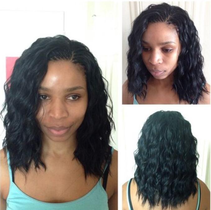 Wet and wavy tree braids