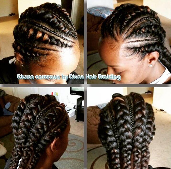 Large Cornrow Braids