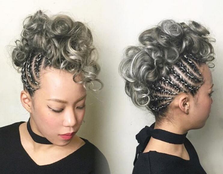 Mohawk Cornrow Braids