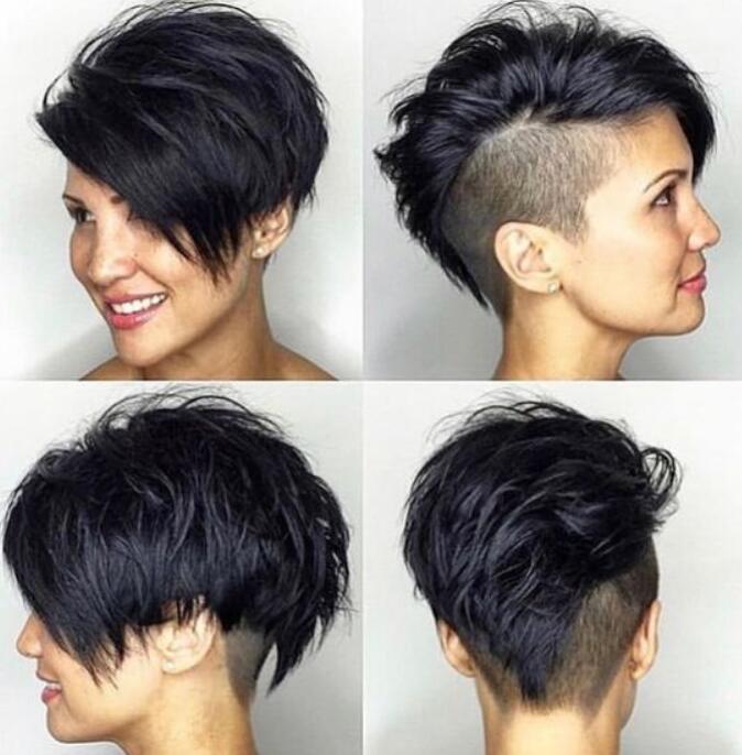 Nape undercut with short hair