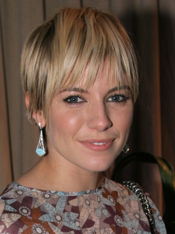 Sienna Miller’s Long Pixie Cut