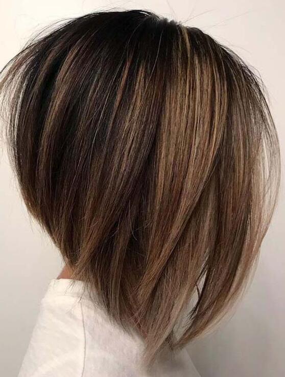 Balayage Bob haircut