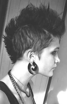 Mohawk Shorter hairstyle