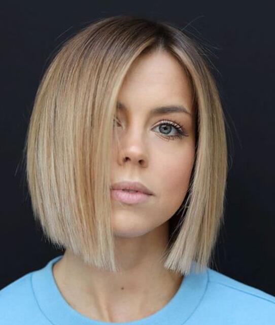 Short and straight Bob