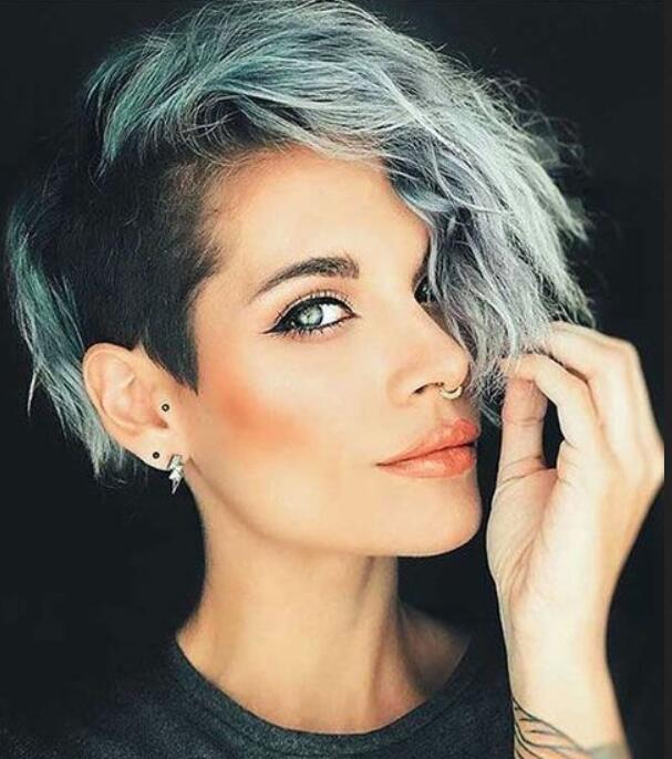 Short undercut hairstyle