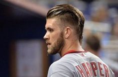 Pulled back Harper’s haircut