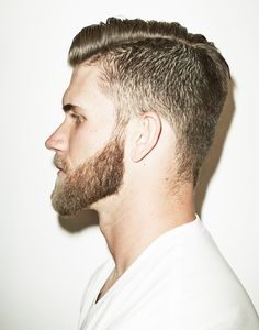Tapered Undercut with beard Haircut