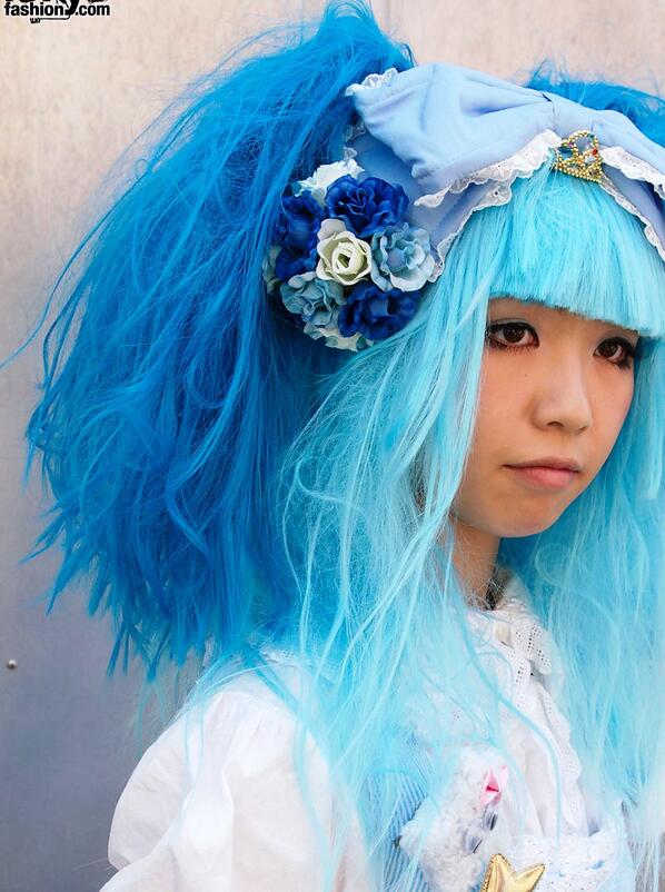 Angelic Blue Hair