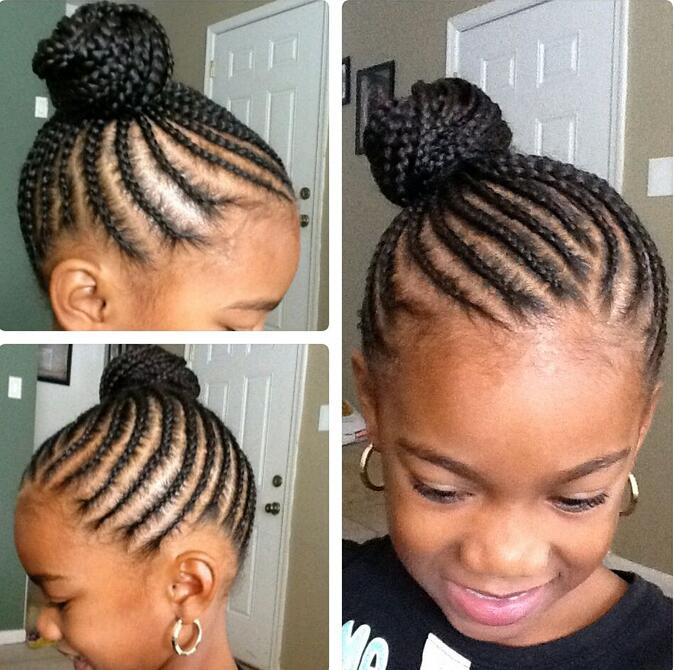 Braid Buns for kids