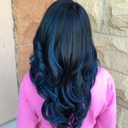 Dark Ombre Blue