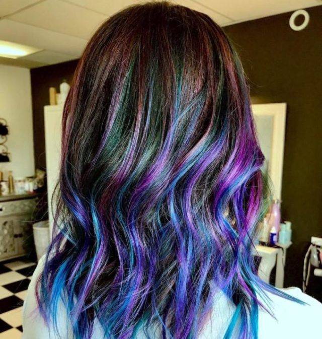 Galaxy Blue Hair