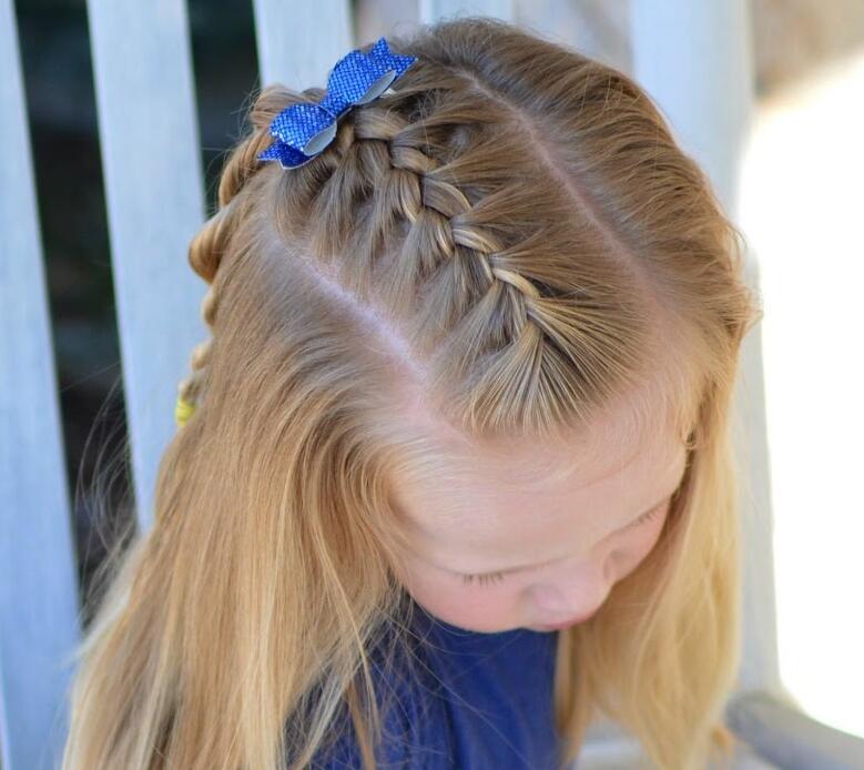 Half-French Braid