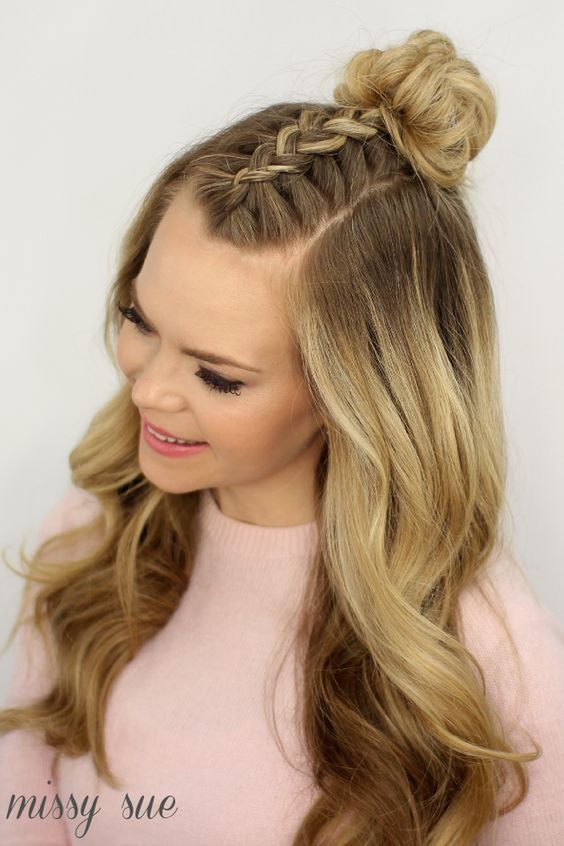 50 Cute Half Up Half Down Braid Hairstyles 21 Update