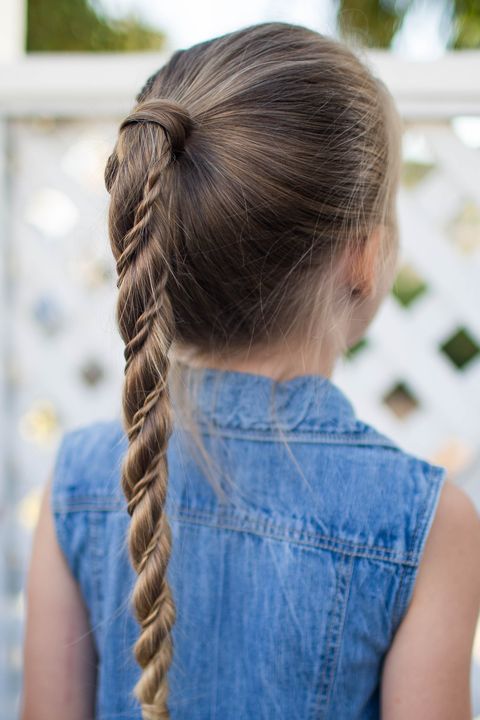 Twist Braid Ponytail for kids