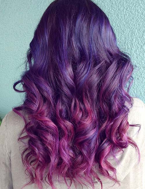 50 Gorgeous Purple Ombre Hair Ideas For Women(2020 Guide)