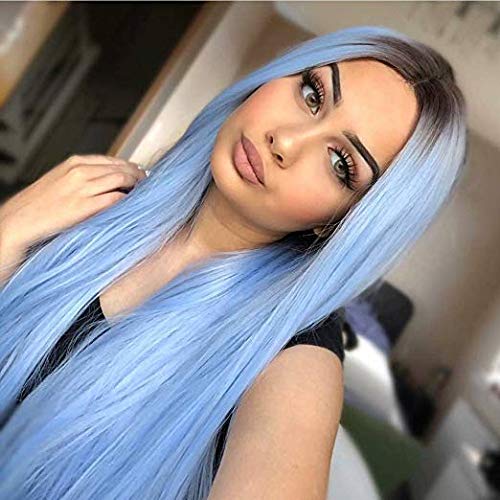 Baby Blue with Black Roots