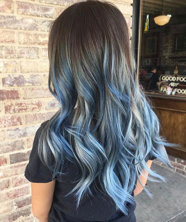 Blue Balayage