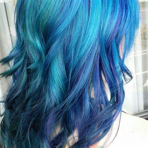 Different Shades of Blue Hairstyle