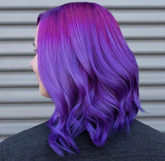 Electric Galaxy Purple Hair