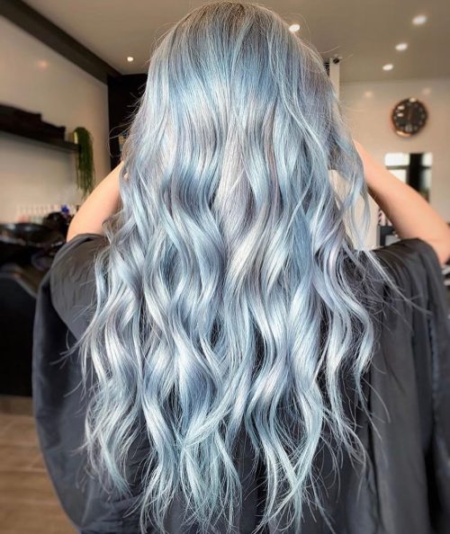 Icy Blue Highlights