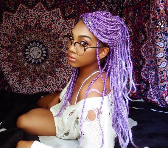 Lavender Braids