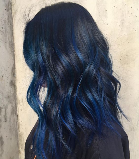 Layers with Blue Highlights