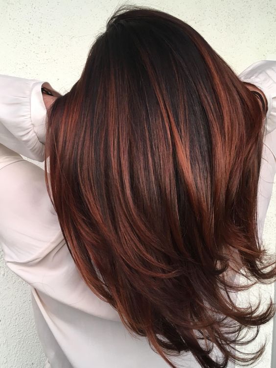 Layers with Red Balayage