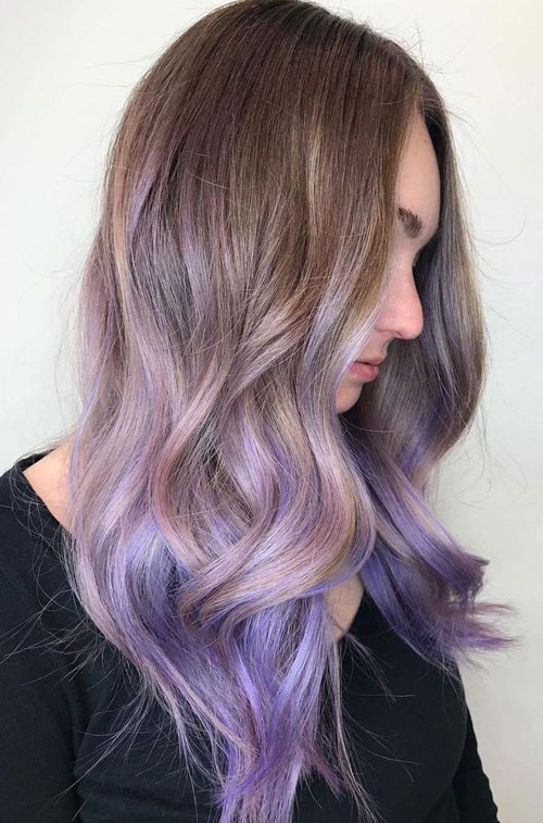 Lilac Ombre Hair