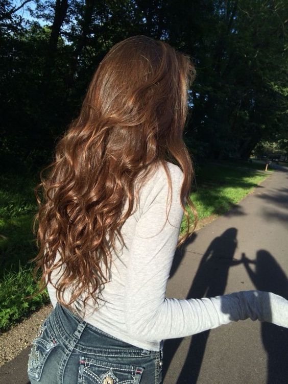 Natural Curls Layered Hair
