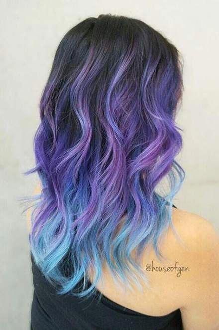 Pastel hints of Blue and Purple