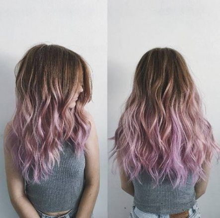 Pinkish Lilac Ombre