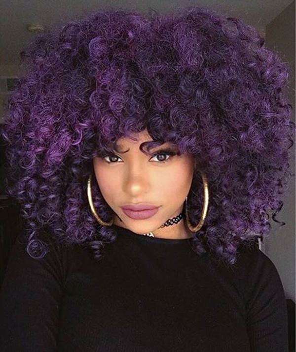 Purple Afro