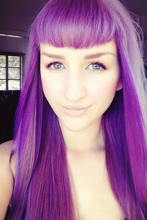 Purple Bangs