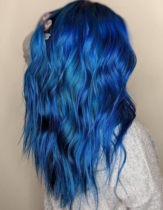 Sparks Electric Blue Hair